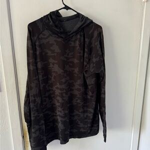 lululemon athletica Black Camo Metal Vent Tech Hoodie